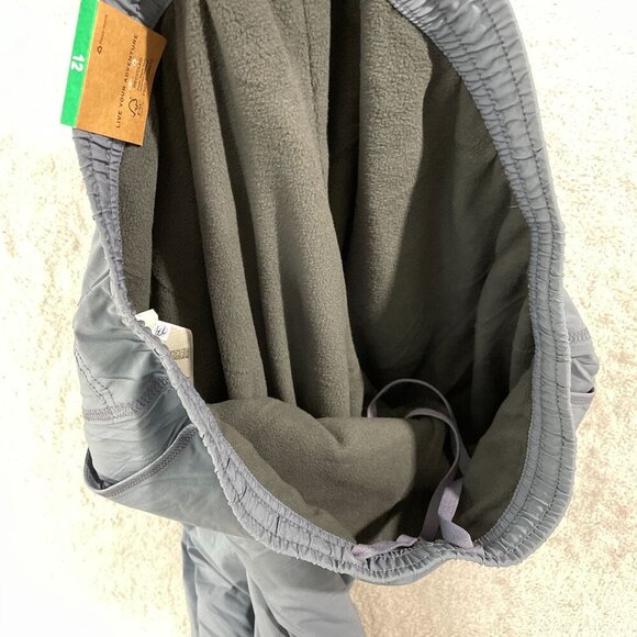 NEW Eddie Bauer Women's 12 Fleece-Lined Jogger Pants Blue Polyester Blned H819 - Picture 7 of 9